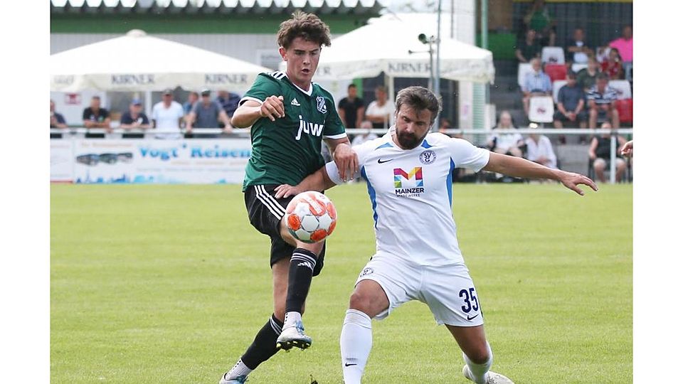 Christian Telch (rechts) fehlt dem SV Gonsenheim wegen eines Faserrisses drei bis vier Wochen.