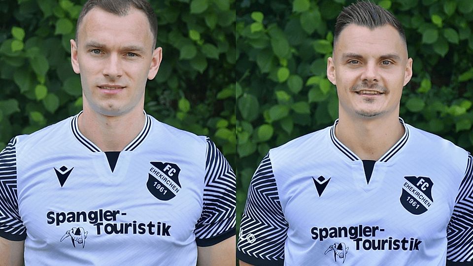 Mit der Arbeit des Spielertrainer-Duos Max Käser (links) und Jonas Halbmeyer ist der FC Ehekirchen zufrieden - und hat mit beiden verlängert.
