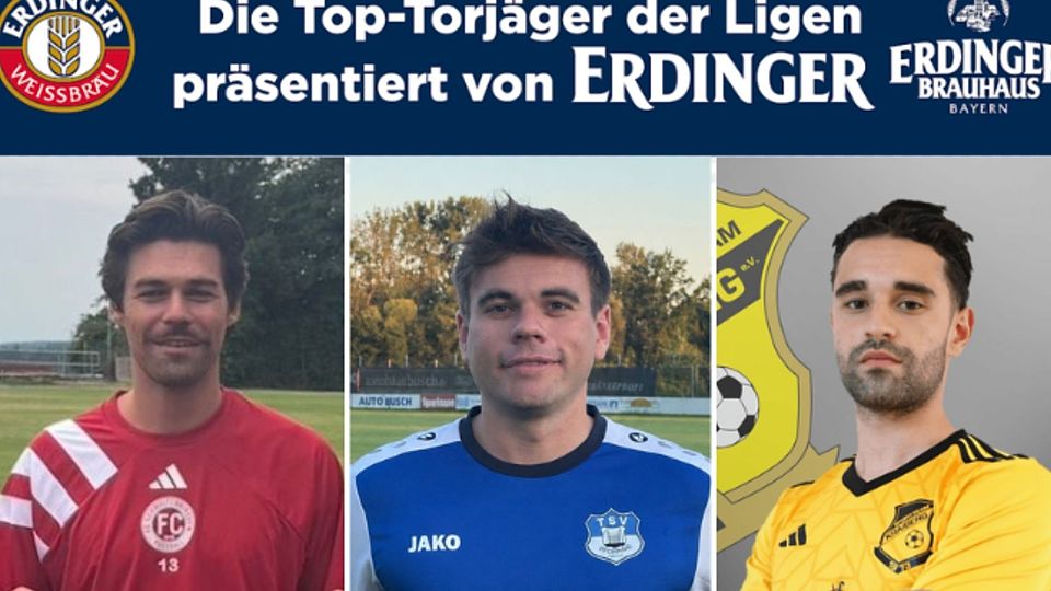Florian Boiger (mitte) ballert sich nach oben.