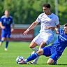 Für die Münchner Teams, wie den FC Ismaning (in weiß) oder den FC Deisenhofen (in blau) beginnen nun die Wiesn-Heimspiele.