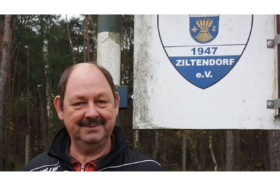 Vereinstreue: Bernd Thiele kam 1986 nach Ziltendorf und schloss sich wenig später dem Sportverein Blau-Weiß an.  ©MOZ/Hubertus Rößler