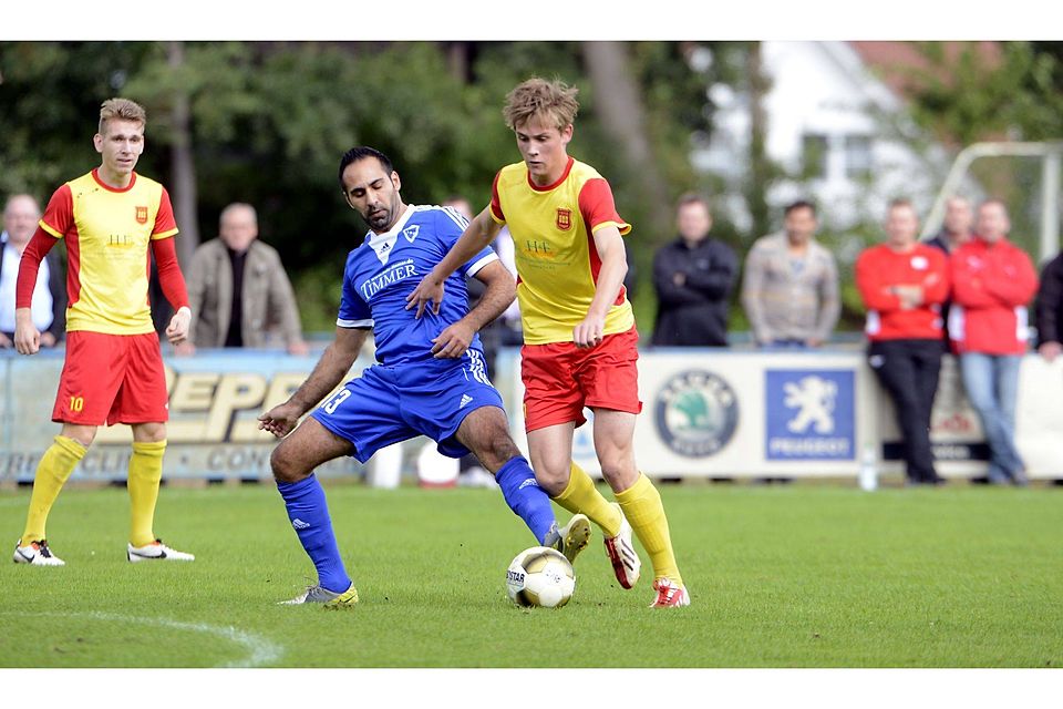 Dennis Tengen (rechts) muss mit Lingen im Pokal ran. Foto: Doris Leißing Dennis Tengen (rechts) muss mit Lingen im Pokal ran. Foto: Doris Leißing