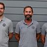 Neues Trainergespann beim SC Weßling (v.l.): Christian Steffen (Spielertrainer 2. Mannschaft), Milan Lapuh (Cheftrainer) und Sebastian Erlacher (Co-Trainer); neuer Torwarttrainer ist Andreas Wander.