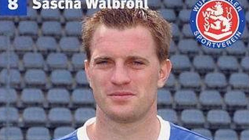 Als Spieler war Sascha Walbröhl auch für den Wuppertaler SV unterwegs. 