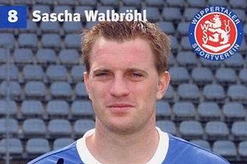 Als Spieler war Sascha Walbröhl auch für den Wuppertaler SV unterwegs. 