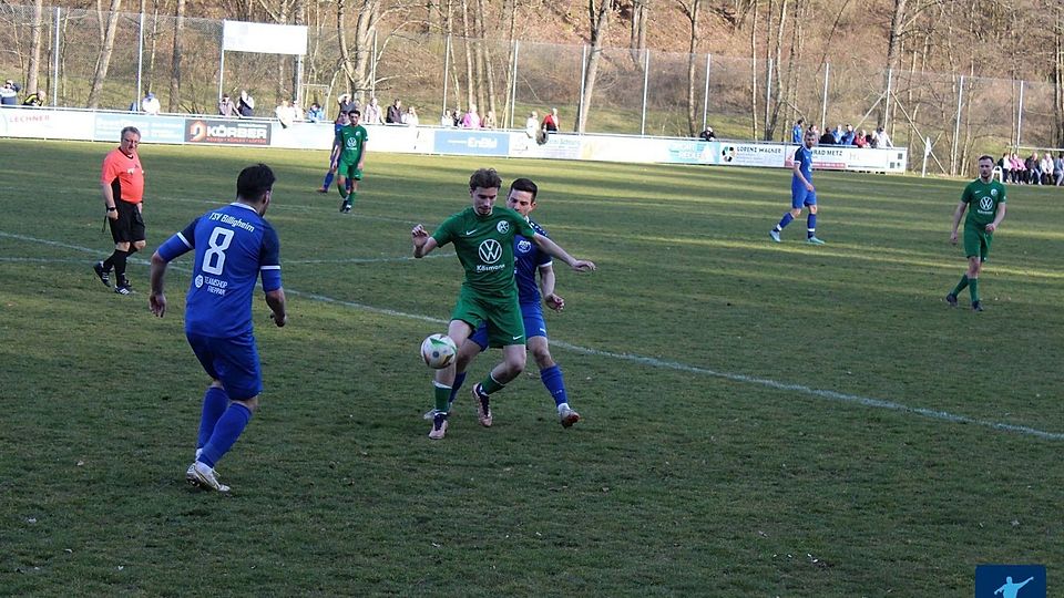 Kai Bauer (Nr.8) möchte mit seinem TSV Billigheim in die Landesliga