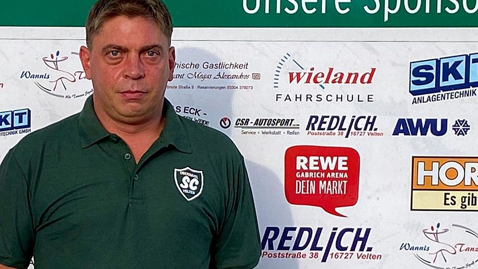 Sören Albrecht wird neuer Cheftrainer in Velten.