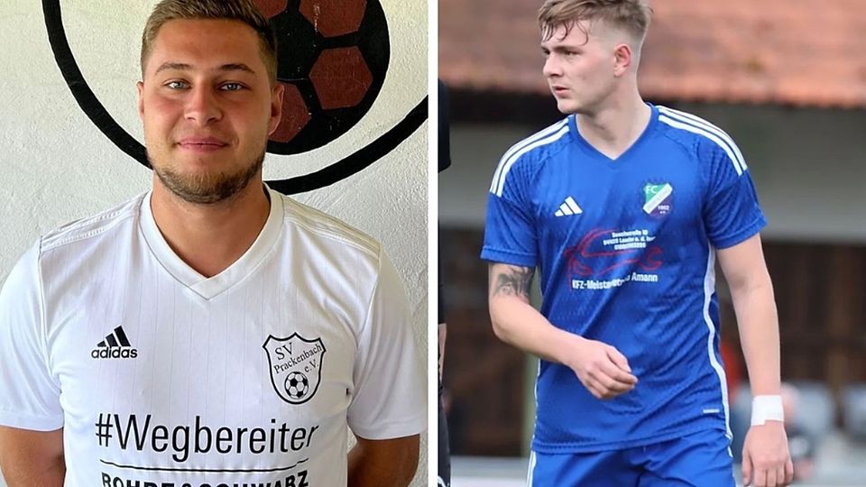 Radim Jira (li.) und Wolfgang Dotzauer sind die beiden Neuzugänge des SV Schwanenkirchen