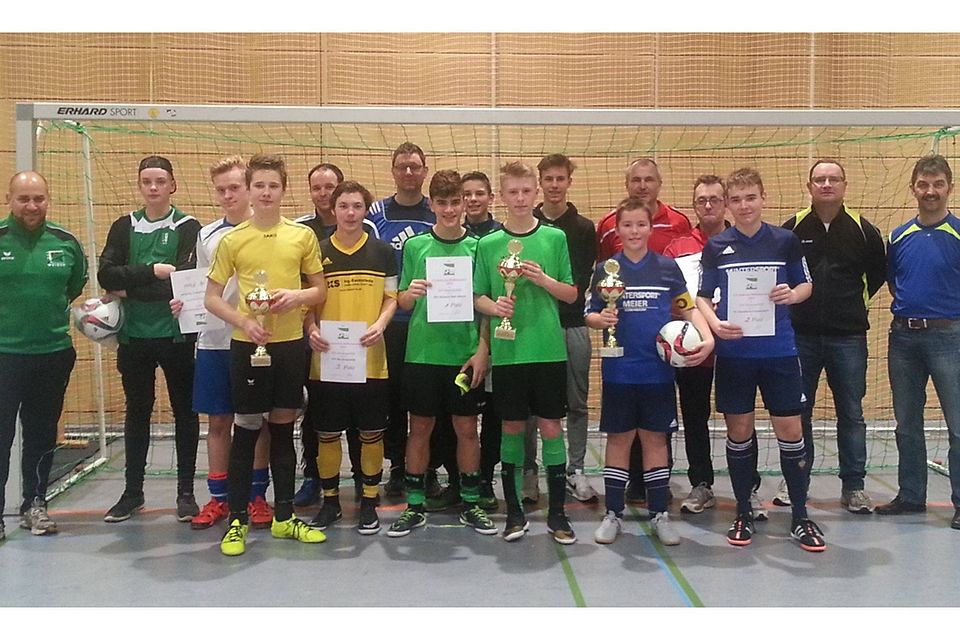 Die Siegerehrung war der krönende Abschluss des Turniers der C-I-Junioren. Foto: ASV Die Siegerehrung war der krönende Abschluss des Turniers der C-I-Junioren. Foto: ASV