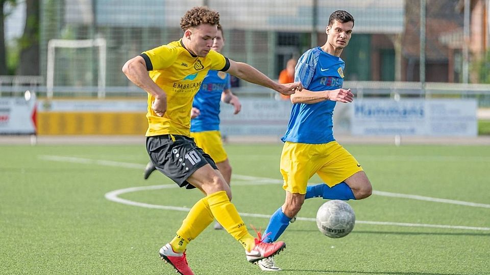 Symbolbild: Jost Gerards (gelbes Trikot) zauberte vergangene Saison für den RSV Praest. 