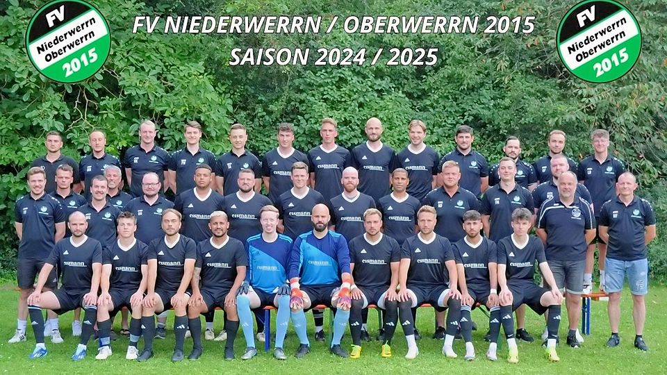 Der Kader des FV Niederwerrn/ Oberwerrn