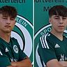 Zwei hoffnungsvolle Talente für die Zukunft beim SV Mitterteich: Leon Döllinger (l.) und Nico Pollak.