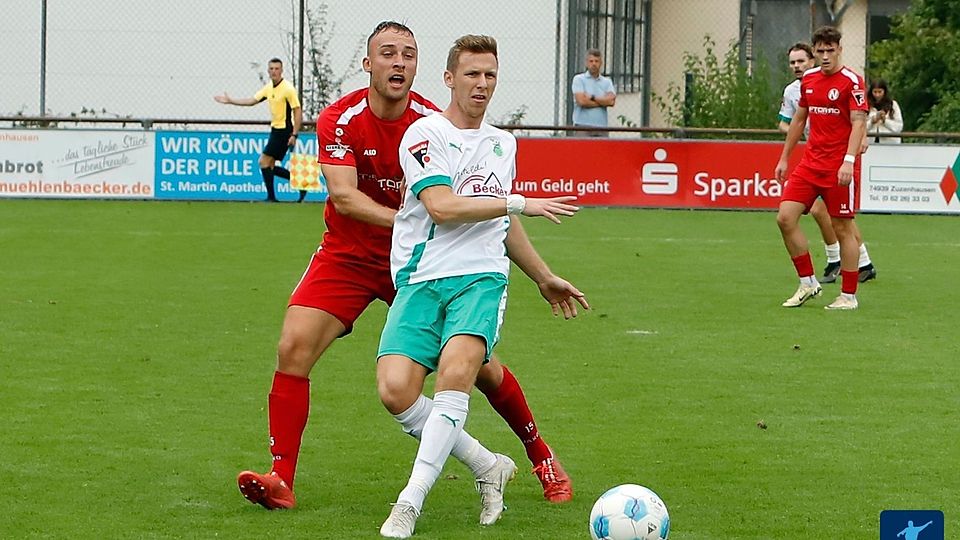 Die Zuzenhausener um Kapitän Dominik Zuleger müssen am Samstag zum 1.FC Normannia Gmünd.