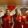 : v.l. Asbet Asa (sportlicher Leiter), Fabian Mätz (Trainer), Adrian Heck (Spielausschussvorsitzender) und Hans Kloos (Co-Trainer)
