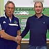 Sportlicher Leiter Tobias Rösl (r.) verlängerte mit Damen-Trainer Reinhold Harsch (r.) um eine weitere Saison. Foto: Landgraf