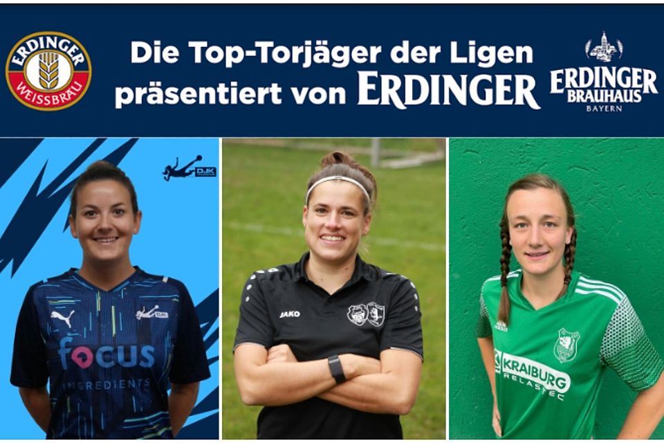 Sarah Axthammer, Sandra Funkenhauser und Anna Schild (v.l.) hoffen noch auf den Anschluss an die Spitze der Torschützinnenliste.