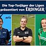 Sarah Axthammer, Sandra Funkenhauser und Anna Schild (v.l.) hoffen noch auf den Anschluss an die Spitze der Torschützinnenliste.