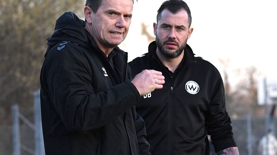 Daniel Blindhuber (r.) trainierte bei Wacker Burghausen die U17 und die U19.
