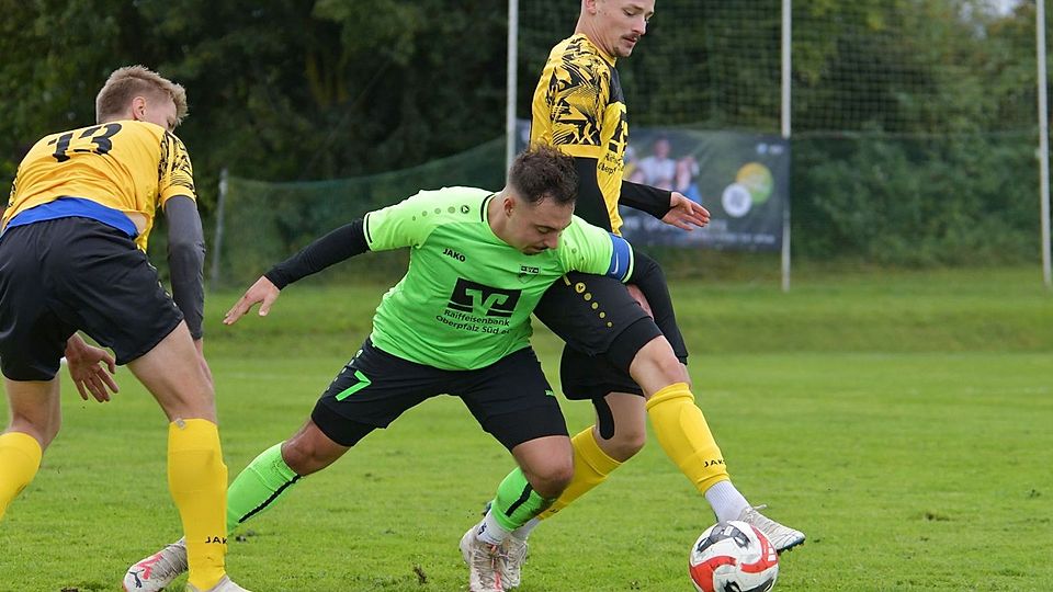 Sulzbach wurde von Harting (in Gelb) klar in die Schranken gewiesen.