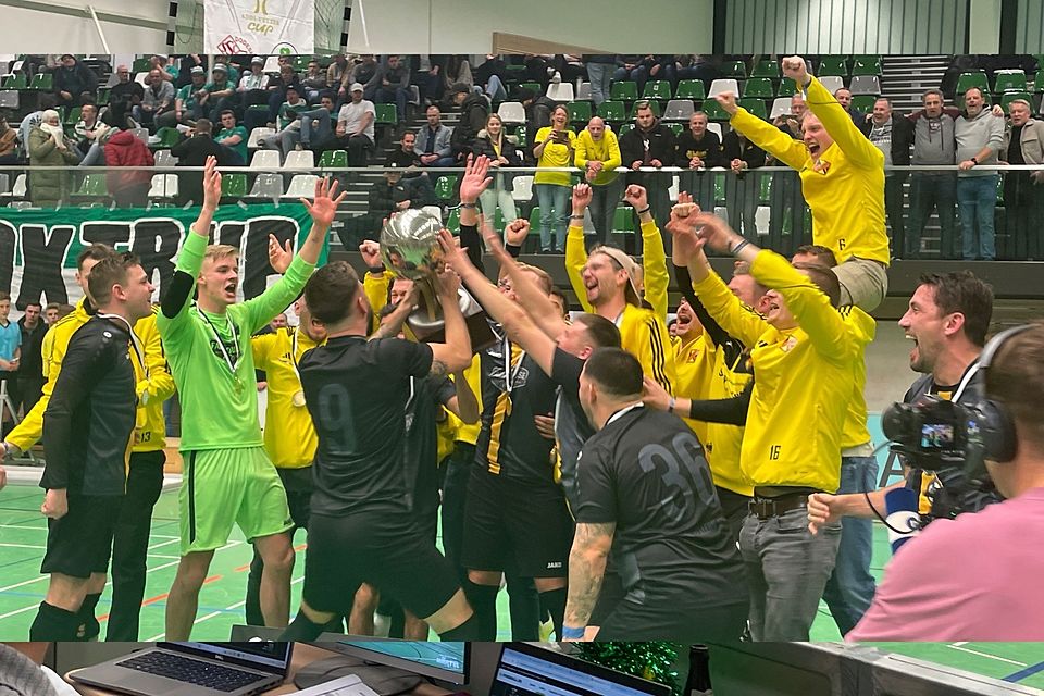 SV Hellern feiert den Sieg beim Addi-Vetter-Cup 2025