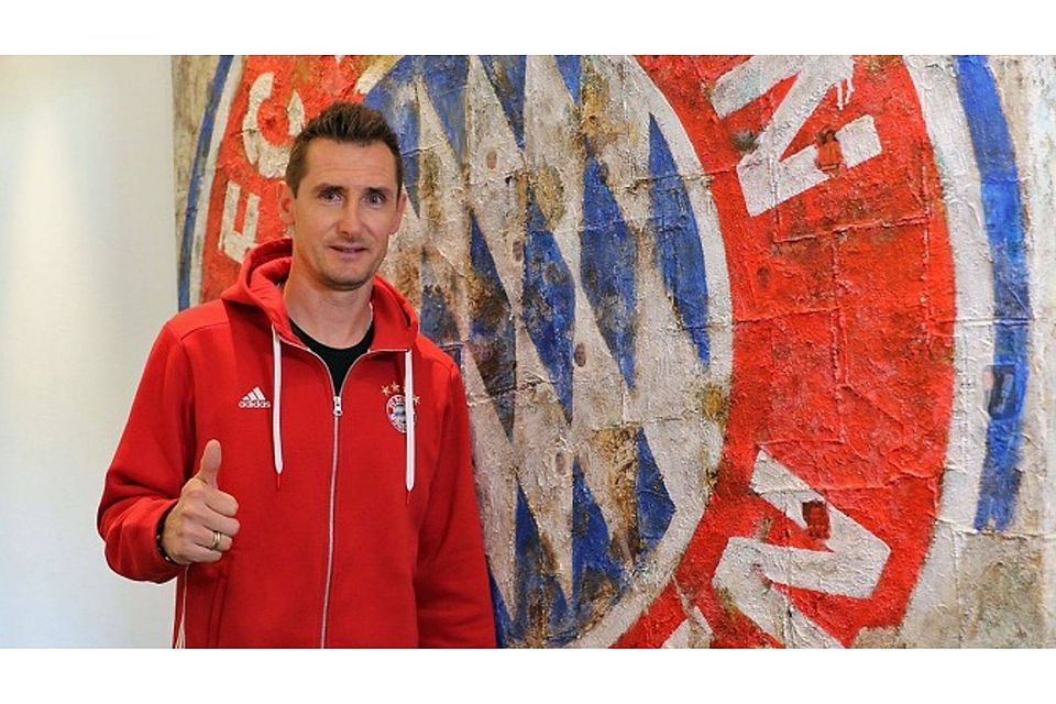 Klose: "Ich freue mich sehr auf die Aufgabe beim #FCBayern im Nachwuchsbereich." Foto: Twitter FC Bayern