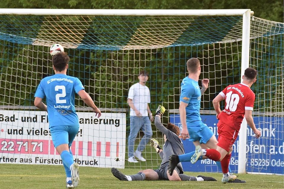 Das 1:3 durch Pfaffenhofens Michael Senger war Folge eines eklatanten Fehlers der SCO-Abwehr