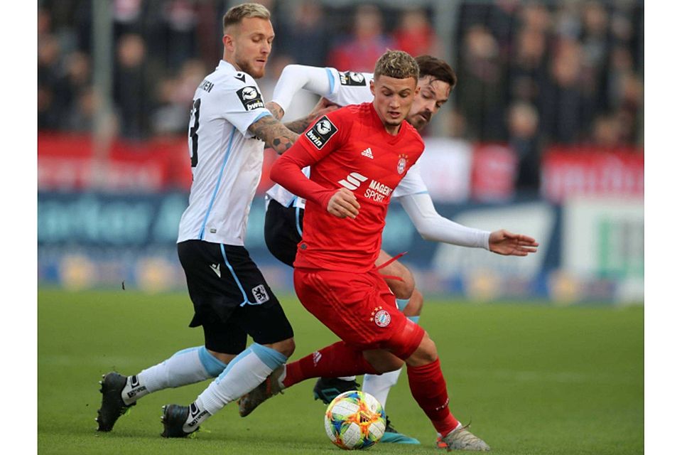 Eher unauffällig: Im Derby gegen 1860 blieb Michael Cuisance mit dem FC Bayern II unter seinen Möglichkeiten.  sampics