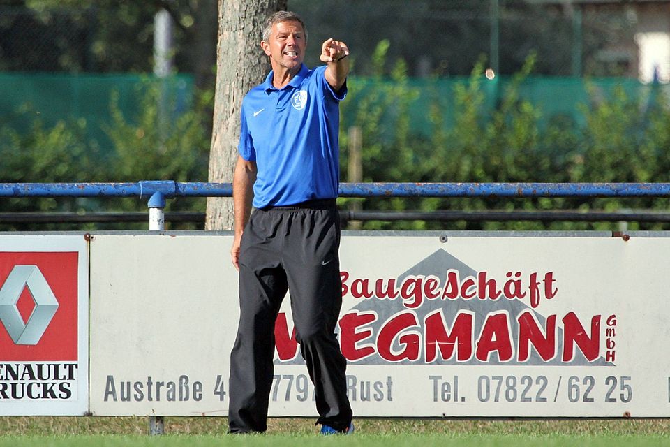 Coach Thomas Heilmann verlässt den FV Unterharmersbach im Sommer. Zuvor will er noch den Ortenau-Pokal gewinnen. | Foto: Matthias Konzok