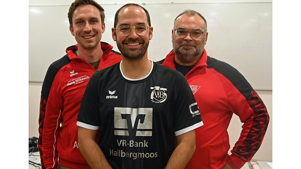 Stehen an der Spitze der Fußballabteilung: (v. l.) Anselm Küchle, Tobias Bracht und Stefan Schmiedel.