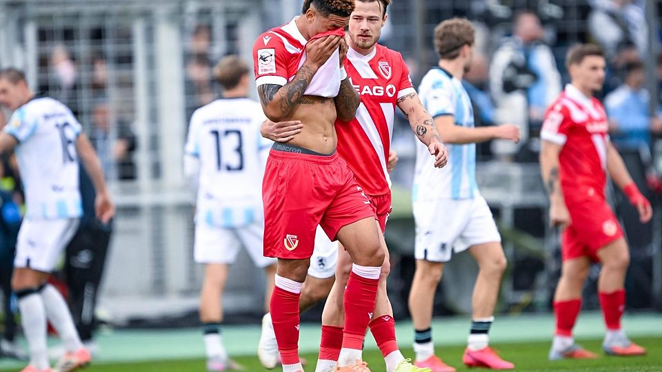 Mit den Nerven am Ende: Justin Butler im Spiel beim TSV 1860 München.