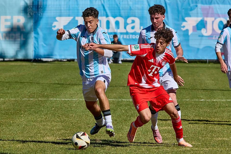 „Er hat eine gute Statur und sich im letzten Jahr enorm weiterentwickelt“, schwärmte ÖFB-Trainer Stadler von 1860-Talent Loris Husic.
