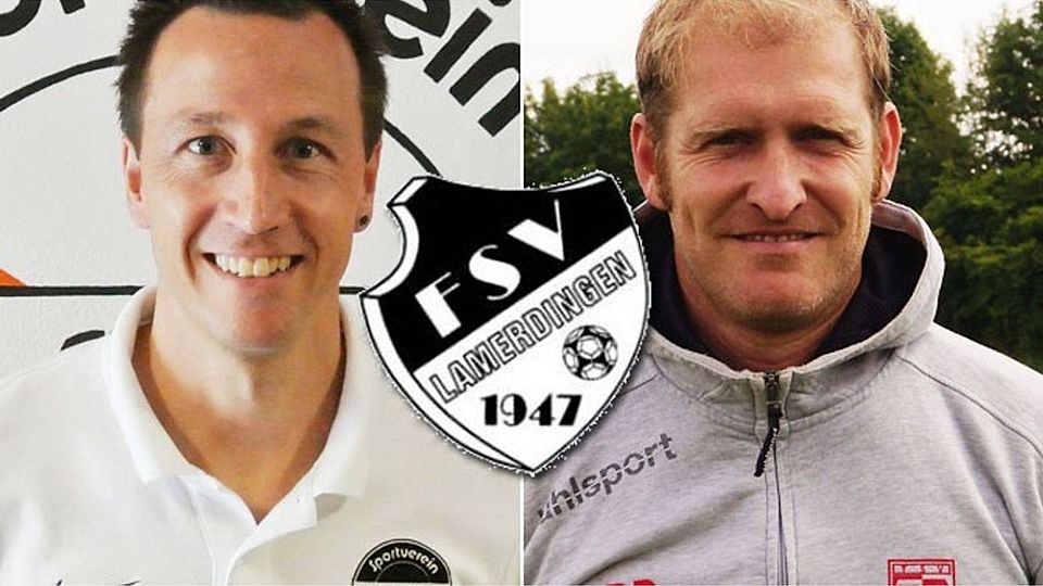 Marian Dischl (links) hat den Trainerposten beim FSV Lamerdingen übernommen, im Sommer beerbt ihn Bernd Brandmair.