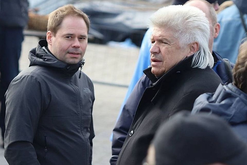 Ex Vorstandsvorsitzender Günter Brombosch re