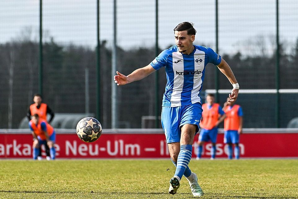 Der 22-jährige Milos Cocic spielt seine zweite Saison für den FV Illertissen