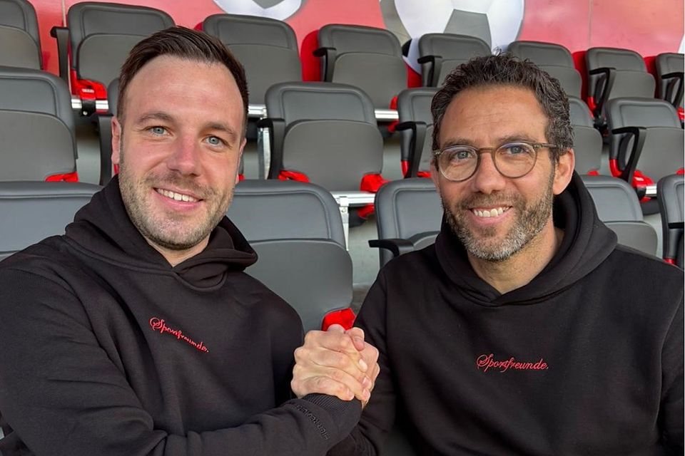 Chefcoach Boris Schommers (r.) und Rückkehrer Marco Beier.