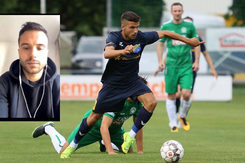 Amar Cekic vom FC Pipinsried kämpft in der Quarantäne gegen das Coronavirus. Bruno Haelke / fvo