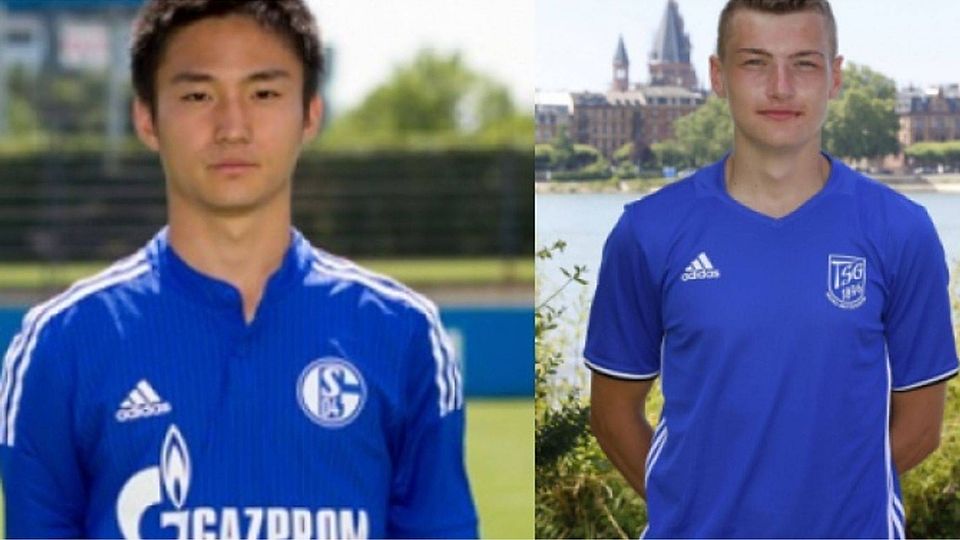 Yuki Nakagawa (links) und Ruben Grundei kommen neu zum SV Gonsenheim.