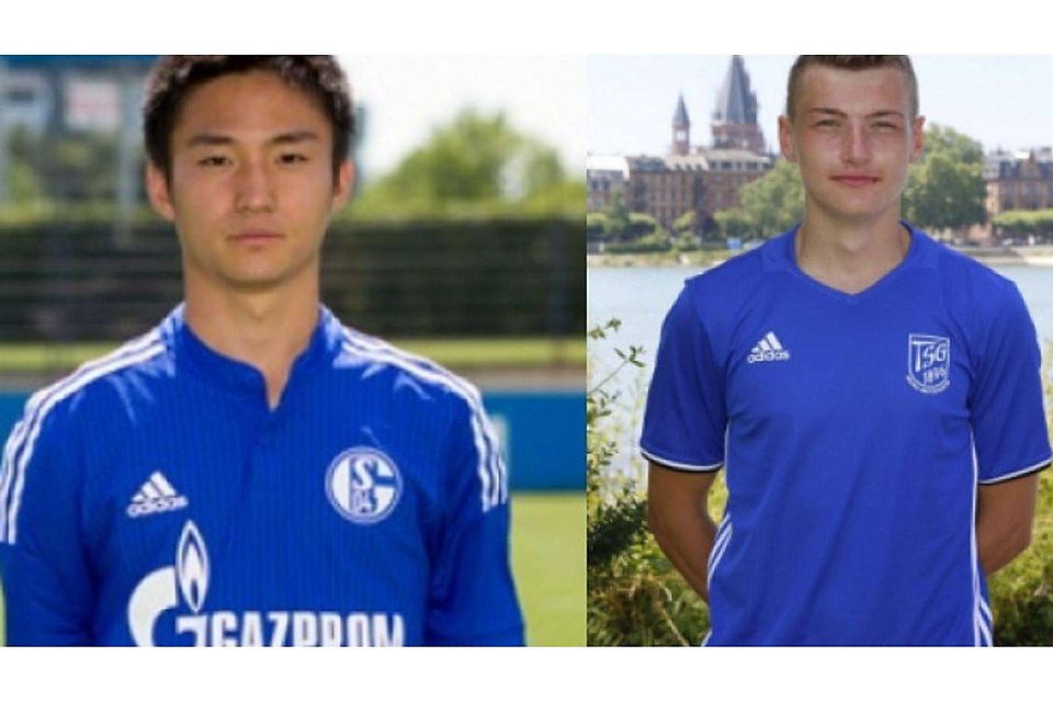 Yuki Nakagawa (links) und Ruben Grundei kommen neu zum SV Gonsenheim.
