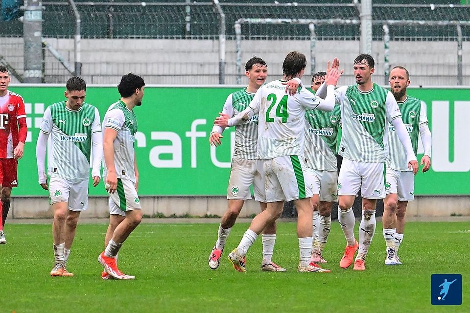 Zumindest ein Zähler sprang für die Fürther gegen die Kollegen vom FC Bayern II heraus.