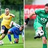 Der TSV Murnau empfängt den FC Bad Kohlgrub - die Kapitäne Hausmann (l., TSV Murnau) und Büchl wissen, worauf es ankommt.