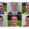 oben: Jan Hüttig, Paul Dietzel, Robert Rosenöcher/ unten: Johannes Kroker, Chris Wilsdorf, Eric Rosemann. © SV Eintracht Camburg