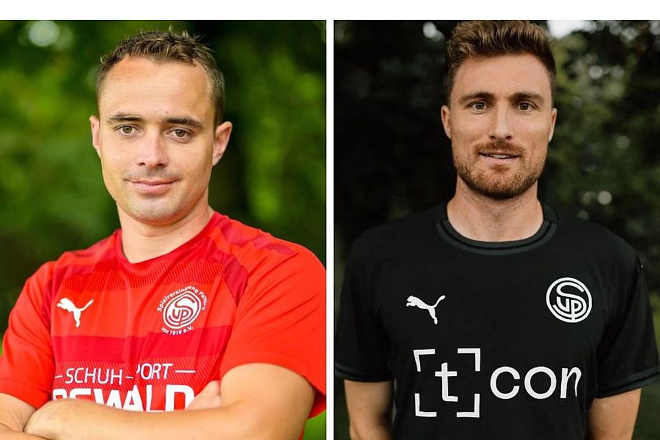 Johannes Wittenzellner (li.) und Tobias Eckl haben bei der SpVgg Plattling über den Sommer hinaus das Sagen 