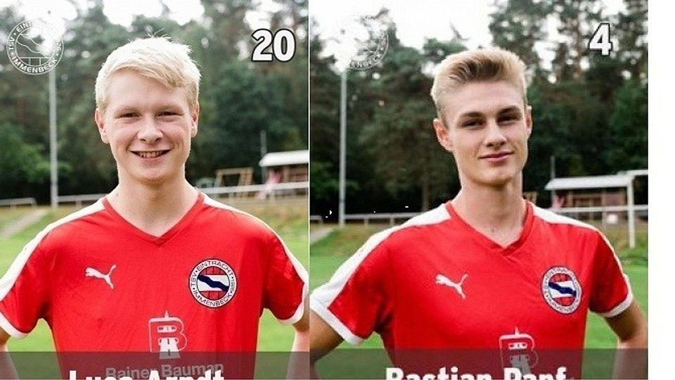 Die erst 18-jährigen Luca Arndt (links) und Bastian Papf haben sich bereits im Immenbecker Team etabliert.