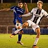 Jona Prigge (r.), hier im Oberligaspiel gegen den FC Verden 04