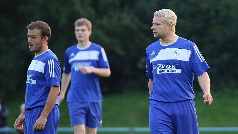 TSV Westerhausen (blaue Trikots) trifft auf die Zweitvertretung aus Wellingholzhausen trifft F: Bernd Seyme