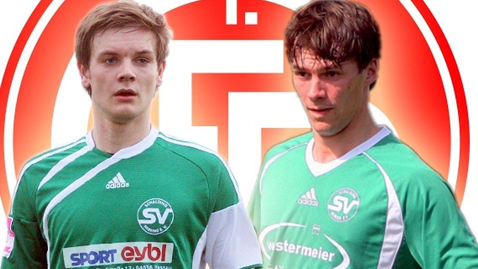 Werden den SVS in Richtung 1. FC Passau verlassen - Thomas Eglhofer und Benedikt Wagner Foto:Wagner