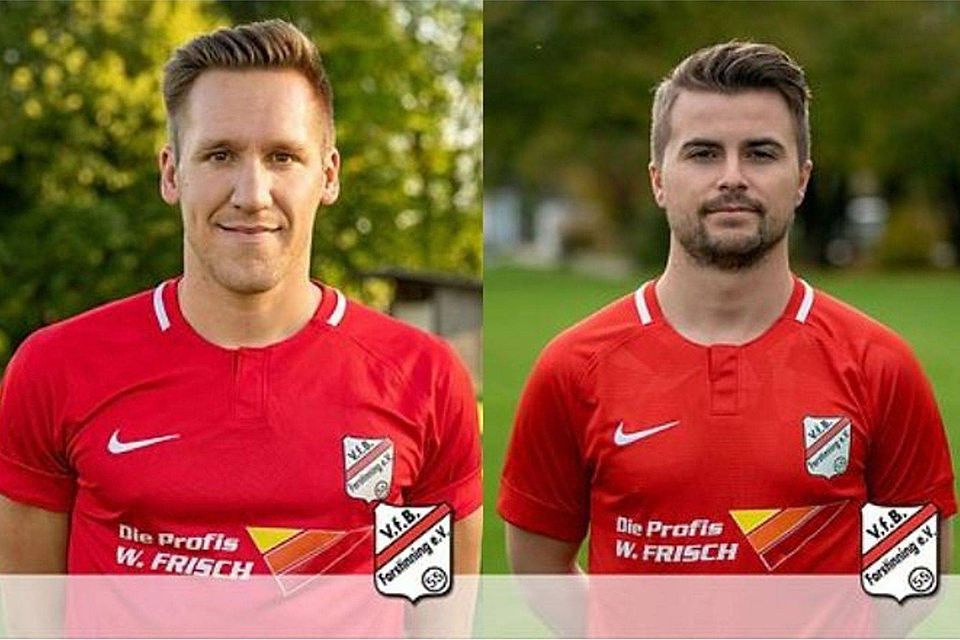 Maximilian Lechner (li.) und Dennis Vatany verlassen den VfB Forstinning nach einem Jahr wieder.