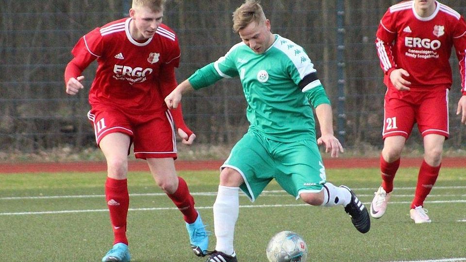 Jonny Ratajczak ist leidenschaftlicher Kicker bei Forst Borgsdorf und läuft gerne.