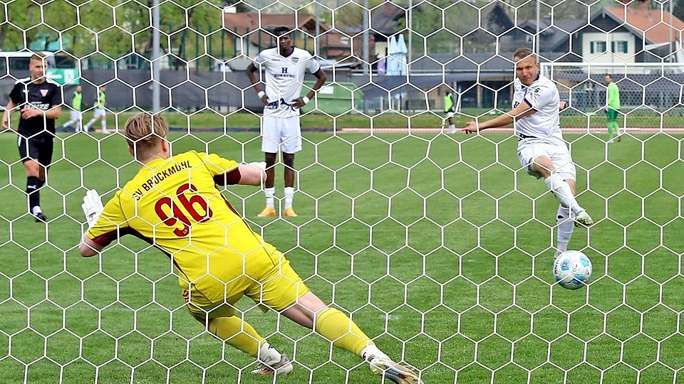 Manuel Aigner wurde dreimal vom Punkt bezwungen.