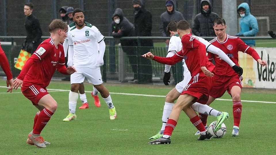 Die A-Junioren von Fortuna Düsseldorf sind im Niederrheinpokal ausgeschieden.